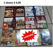 AANBIEDING 3 dozen KERSTKAARTEN