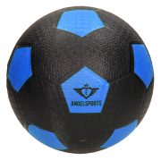 Rubber straatvoetbal blauw maat 5